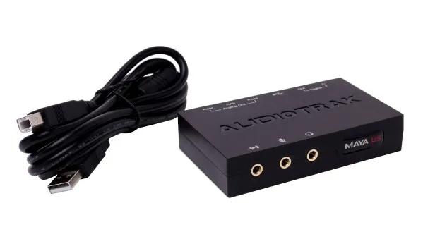 Karta dźwiękowa Audiotrak Maya U5 USB DAC przewody